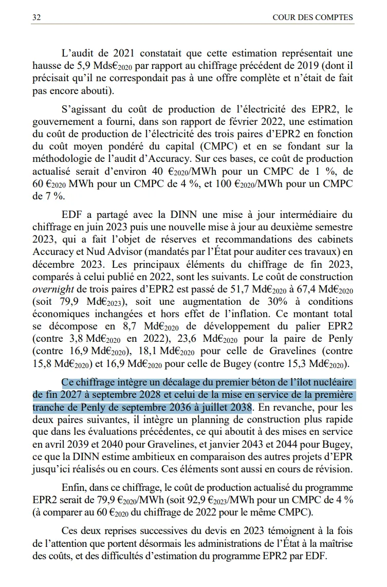 EDF now sees decision on new nuclear reactors in late 2026, low power prices hit earnings