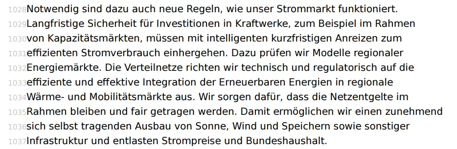 Notwendig sind dazu auch neue Regeln, wie unser Strommarkt funktioniert. Langfristige Sicherheit für Investitionen in Kraftwerke, zum Beispiel im Rahmen von Kapazitätsmärkten, müssen mit intelligenten kurzfristigen Anreizen zum effizienten Stromverbrauch einhergehen.