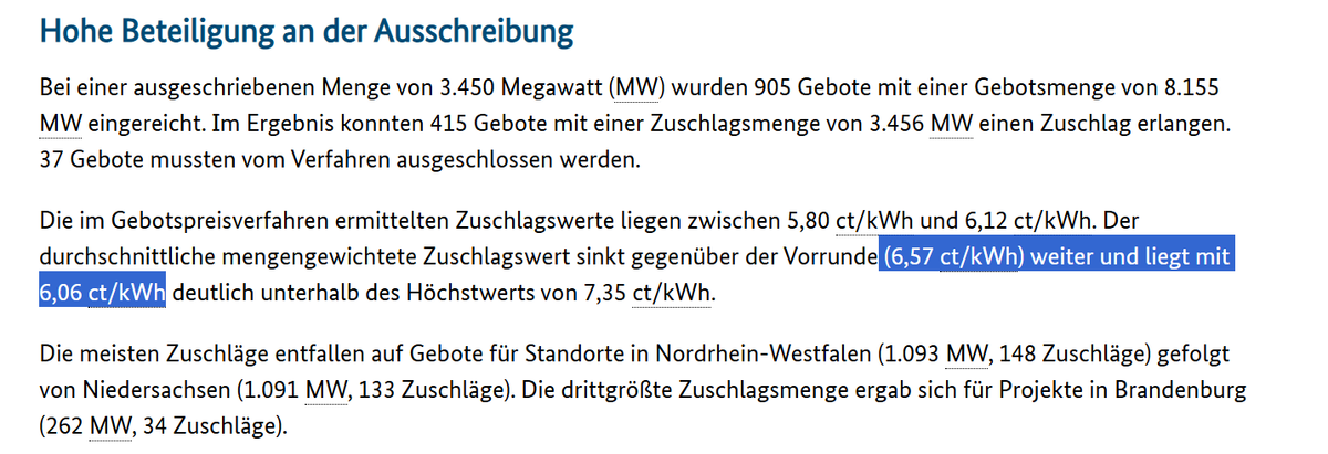 Marktwerte vs. EEG-Vergütung