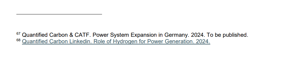 Quantified Carbon & CATF. Power System Expansion in Germany. 2024. To be published