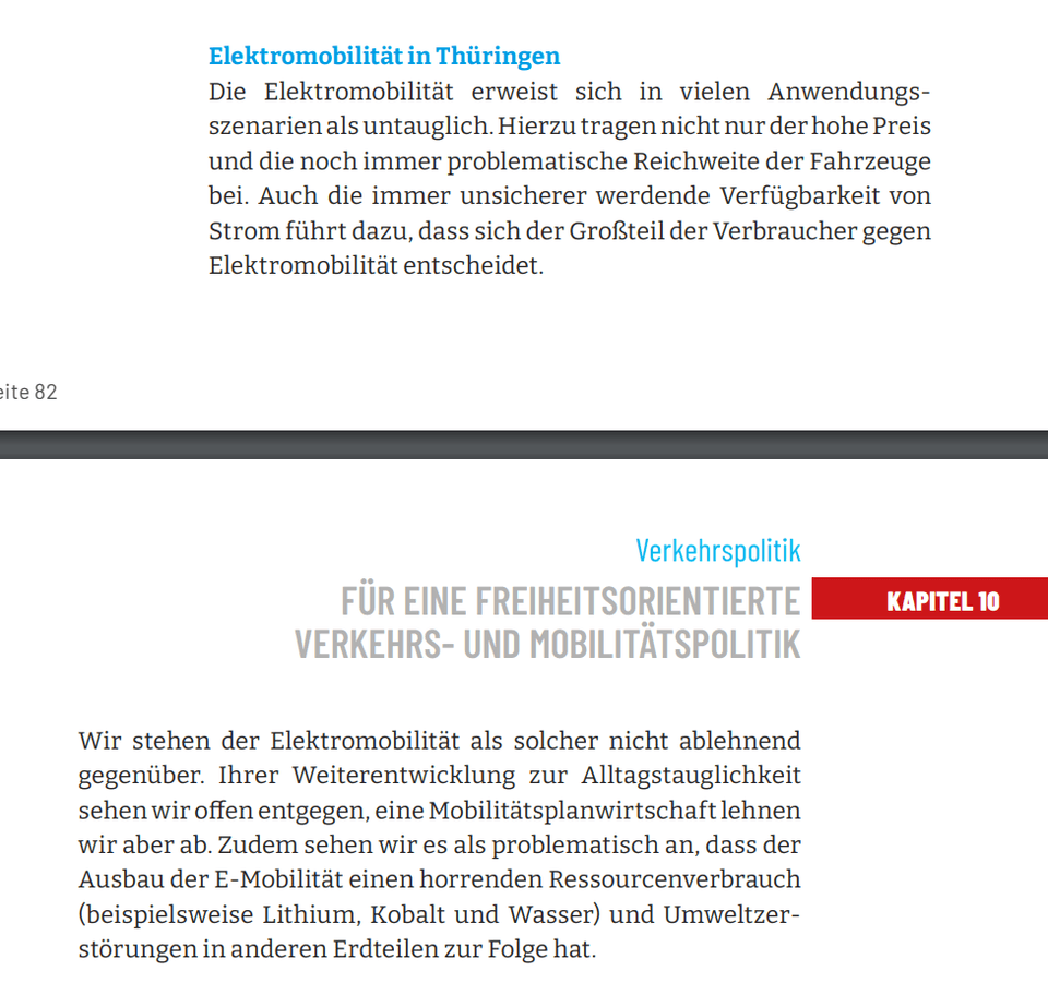 Elektromobilität in Thüringen Die Elektromobilität erweist sich in vielen Anwendungsszenarien als untauglich. Hierzu tragen nicht nur der hohe Preis und die noch immer problematische Reichweite der Fahrzeuge bei. Auch die immer unsicherer werdende Verfügbarkeit von Strom führt dazu, dass sich der Großteil der Verbraucher gegen Elektromobilität entscheidet.