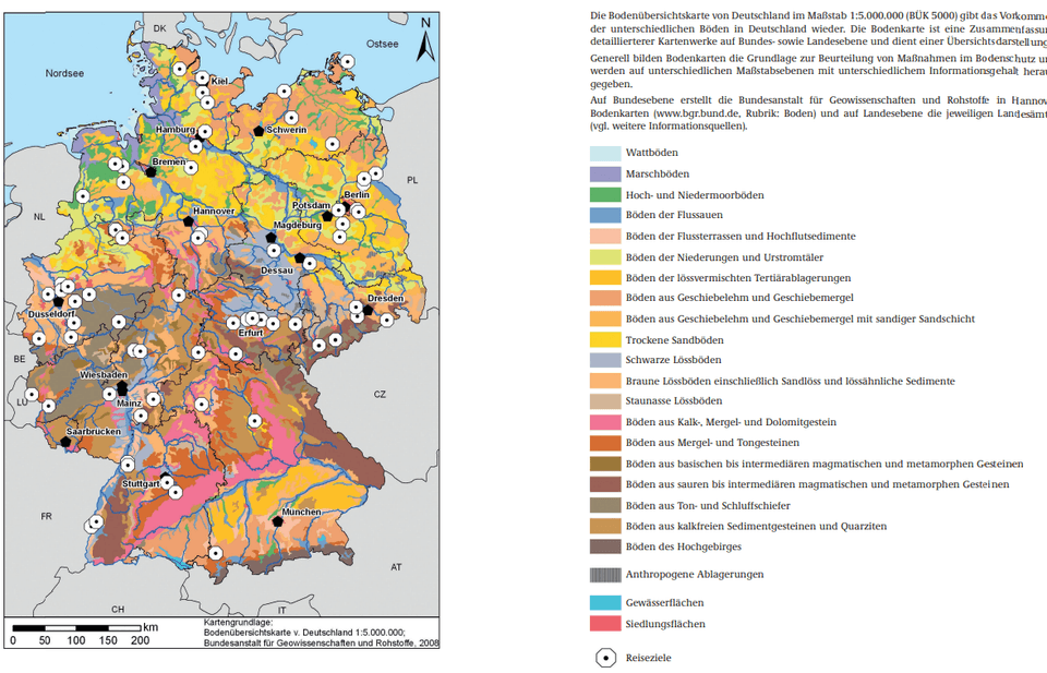 Bodenübersichtskarte Deutschland