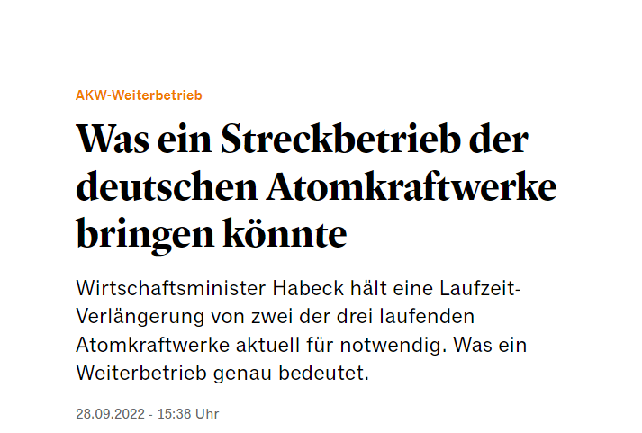 Was ein Streckbetrieb der deutschen Atomkraftwerke bringen könnte